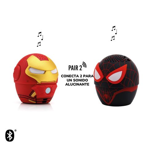 Parlante Bluetooth Portatil Ironman Marvel Bitty Boomers-3