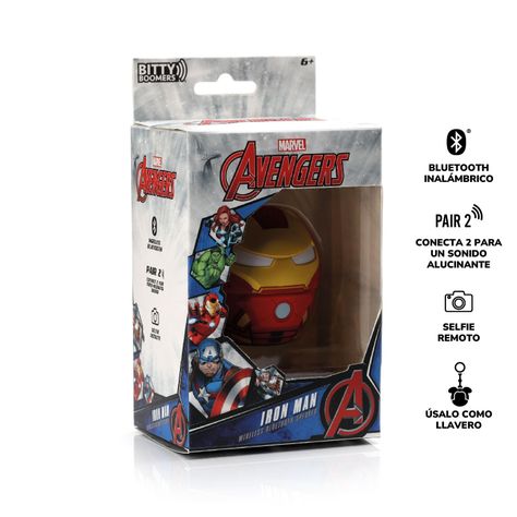 Parlante Bluetooth Portatil Ironman Marvel Bitty Boomers-4