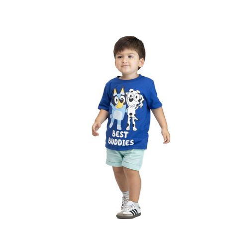 Polera Niño Azul Bluey-0