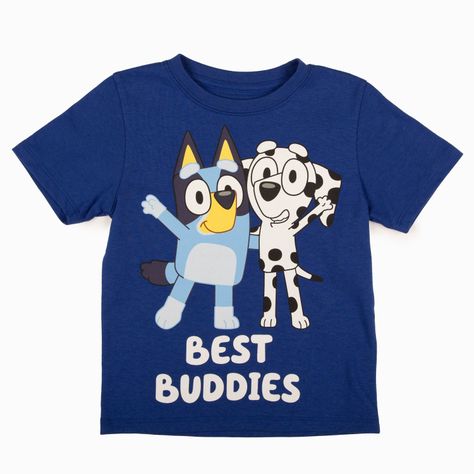 Polera Niño Azul Bluey-1