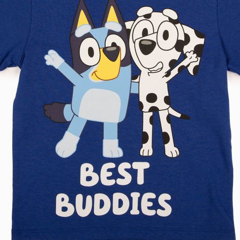 Polera Niño Azul Bluey-3