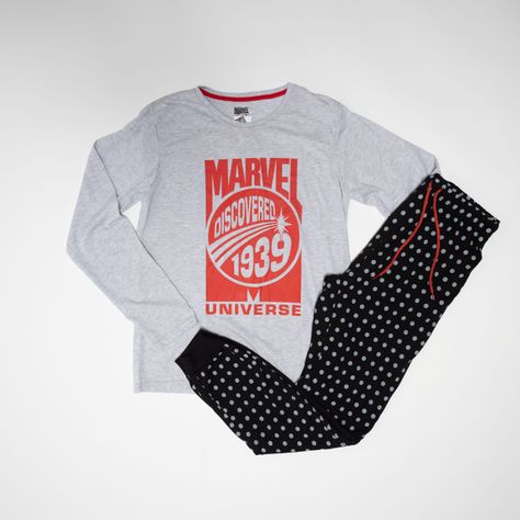 Pijama Hombre Discover Gris Marvel-0