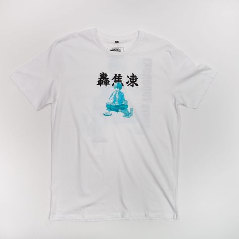 Polera Hombre  My Hero Academia  Shoto Blanco-0