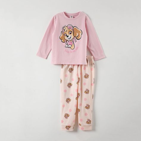 Conjunto Pijama Buzo Niña Free To Be Rosado Paw Patrol-0