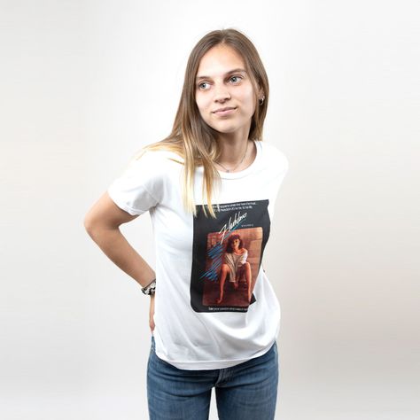 Polera Mujer Movie Blanco Flashdance-0