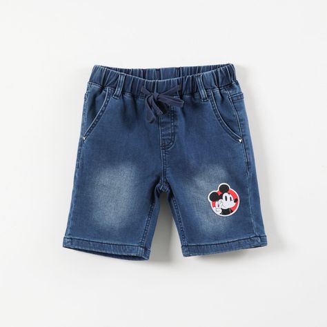 Short Niño Mickey Denim Disney-0