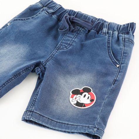 Short Niño Mickey Denim Disney-1