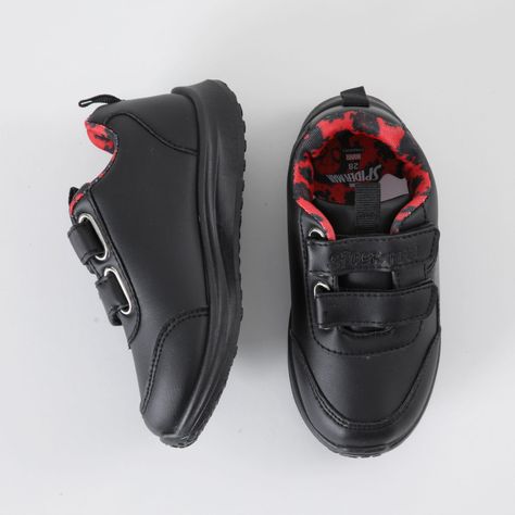 Zapatilla Escolar Niño Spiderman Face Negro Marvel-2