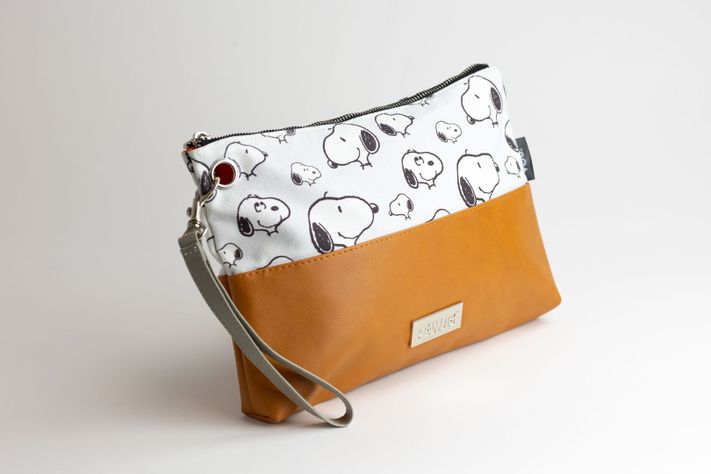 Cosmetiquero Mujer Rostro Cafe Snoopy-1