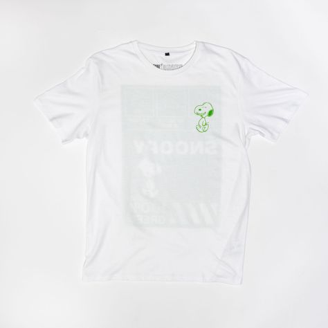Polera Hombre Peanuts Classic Blanco Snoopy-0