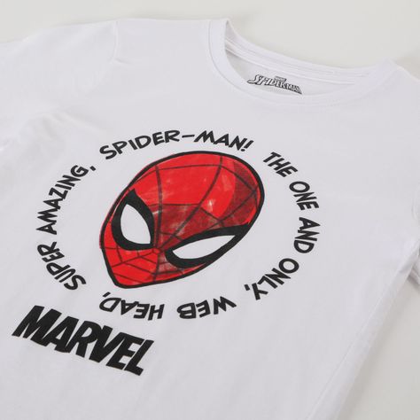 Polera Manga Larga Niño Personajes Blanco Marvel-2