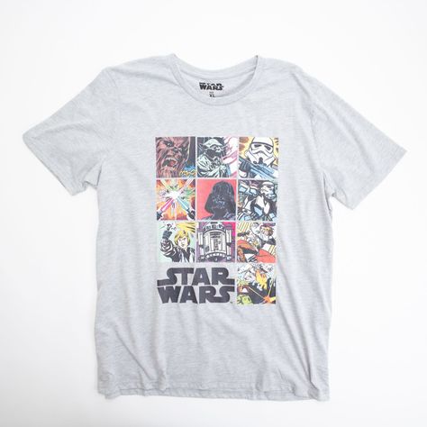 Polera Hombre All Characters Gris Star Wars-0