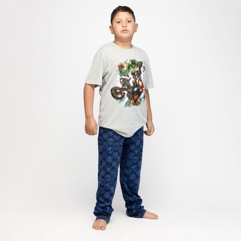 Pijama Niño Portal Gris Marvel-0