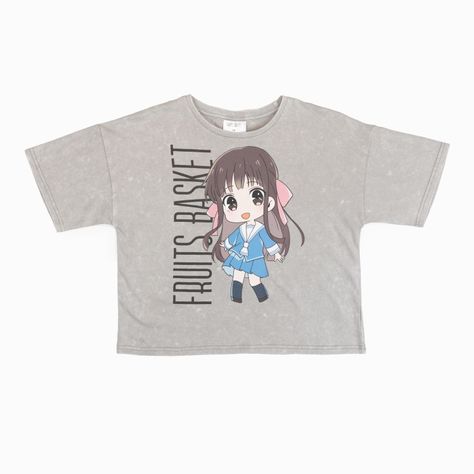 Polera Niña Fruits Basket Fruits Gris Fruits Basket-3