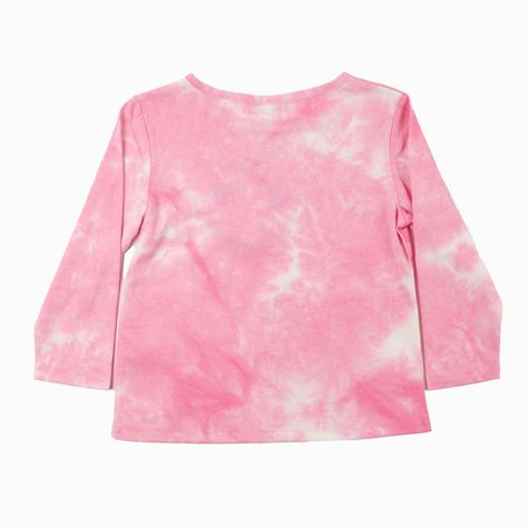 Polera Manga Larga Niña Tie Dye Rosado Paw Patrol-3