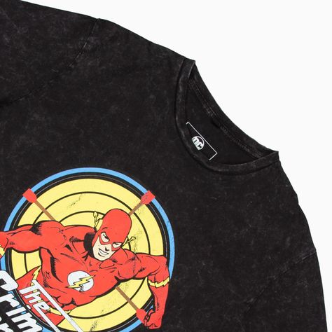 Polera Hombre  The Flash Cometa Gris Dc Comics-1