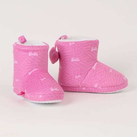Pantufla Niña Pompom Rosado Barbie-0