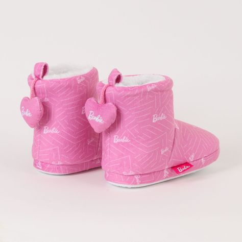 Pantufla Niña Pompom Rosado Barbie-2