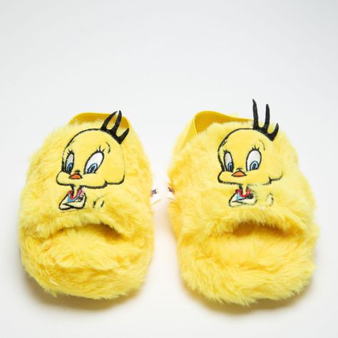 Pantufla 3D Niña Piolin Cool Amarillo Looney Tunes-0
