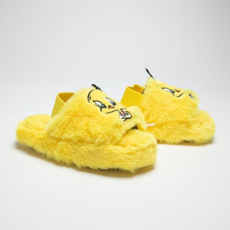 Pantufla 3D Niña Piolin Cool Amarillo Looney Tunes-2