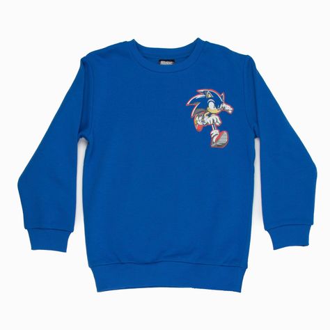 Buzo Niño Sonic Corriendo Azul-3
