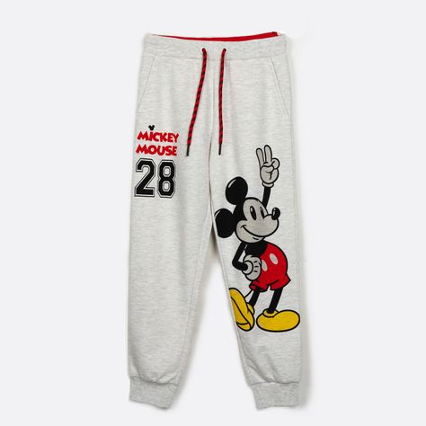 Pantalon de Buzo Niño Mickey Mouse 28 Gris Disney-2