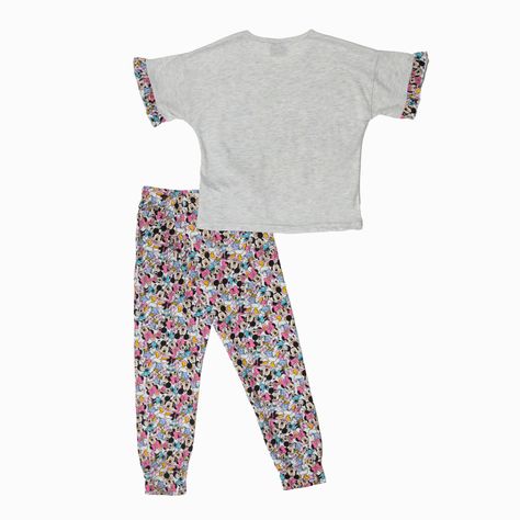 Pijama Niña Mickey Crew Blanco Disney-1