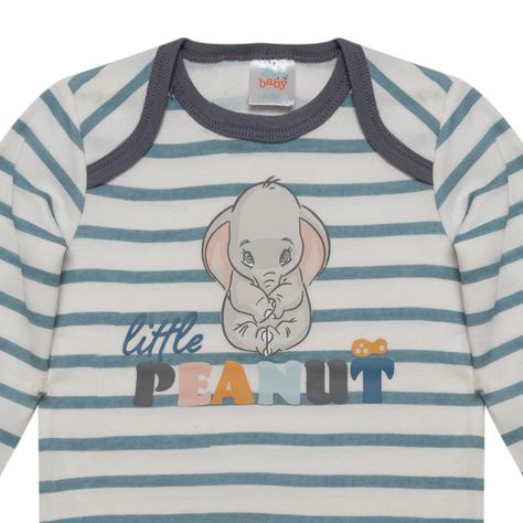 Set Bebe Dumbo Peanut Azul Disney-2