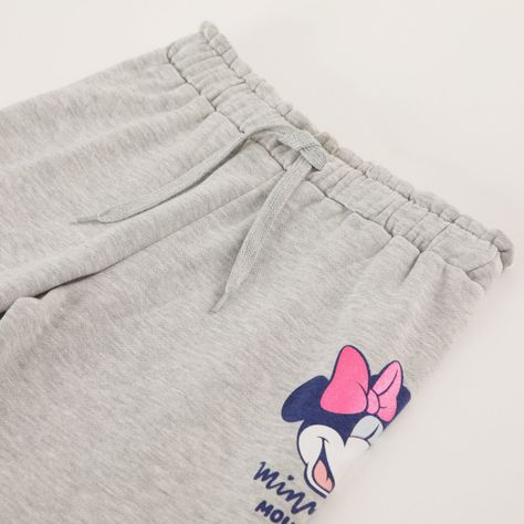 Pack Pantalon De Buzo Niña Minnie Caritas Gris Disney-1