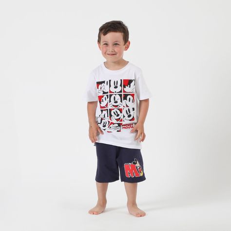 Conjunto Niño Mickey Blanco Disney-0