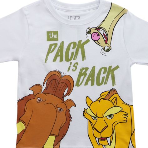 Polera Niño Amigos Blanco La Era del Hielo-2