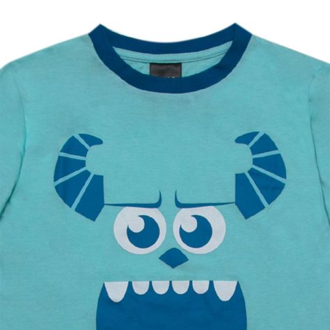 Pijama Disfraz Niño Monsters Inc. Sully Face Celeste Disney-2