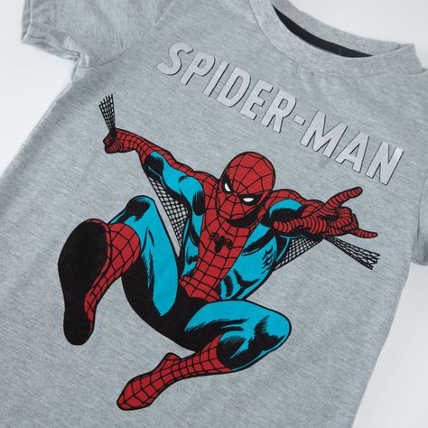 Pijama Niño Spiderman Spidey Attack Gris Marvel-2