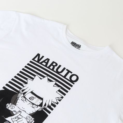 Polera Mujer Monocromatico Blanco Naruto-1