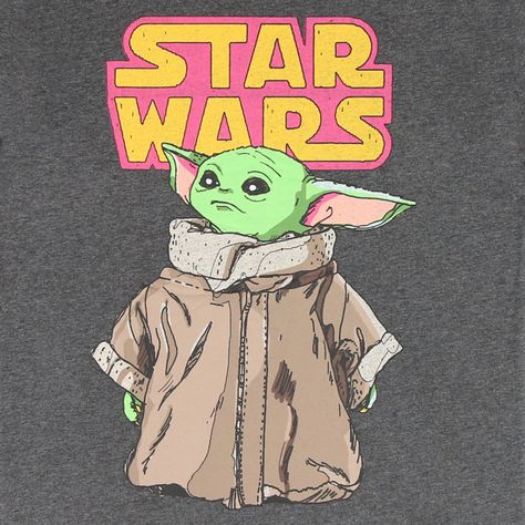 Polera Niño Baby Yoda Gris Star Wars-2