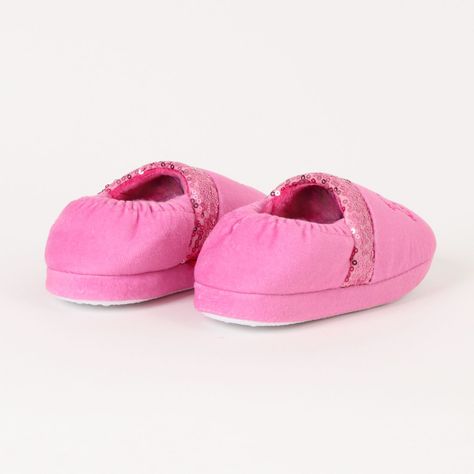 Pantufla Niña Lentejuelas Rosado Barbie-2