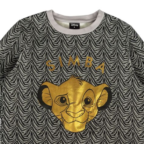 Poleron Mujer Rey León Exotico Gris Disney-3