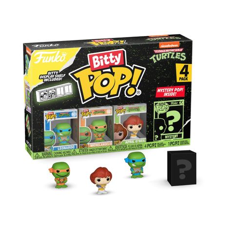 Funko Bitty Pop: Tortugas Ninja 4 unidades-0
