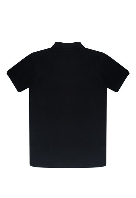 Polera Hombre Lisa Negro Kiss-2