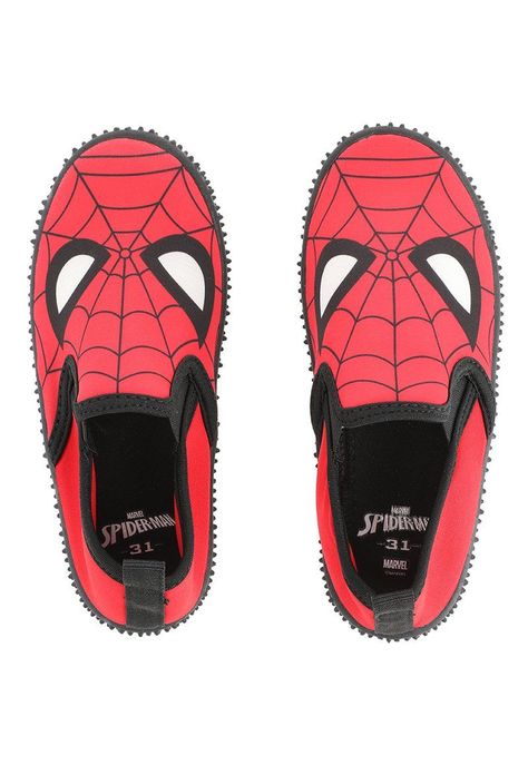 Zapato de agua Niño Spiderman Face Rojo Marvel-2