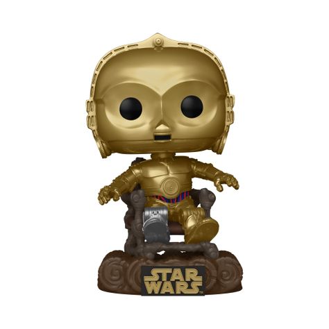 Funko Pop Star Wars C-3P0 en Silla - 609-0