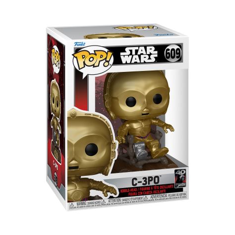 Funko Pop Star Wars C-3P0 en Silla - 609-1