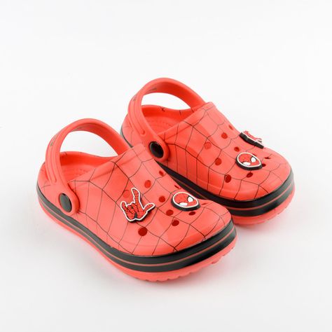 Zueco De Eva Niño Bloques Spiderman Rojo Marvel-1