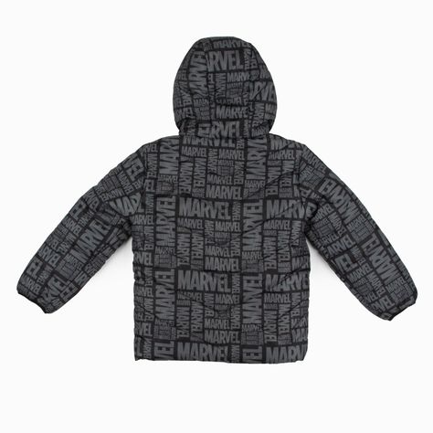 Parka Niño Spiderman Negro Marvel-4
