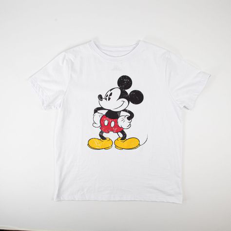 Polera Mujer Mickey Pose Blanco Disney-2