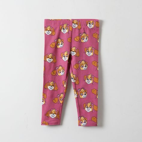 Calza Niña Sky Full Print Rosado Paw Patrol-0