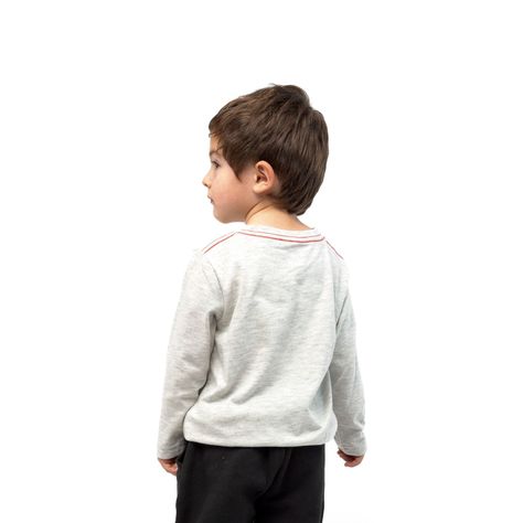 Polera Manga Larga Niño Cara Lineas Spiderman Gris Marvel-1