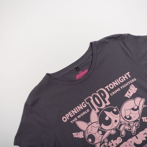 Polera Mujer YOU Cartoon Network Chicas Superpoderosas Gris-1