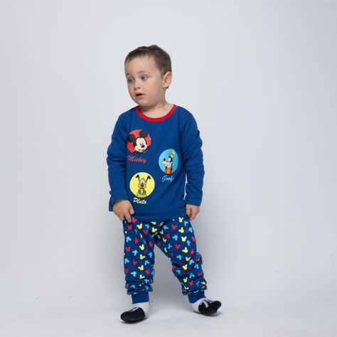 Pijama Niño Traje Azul Mickey Disney-0