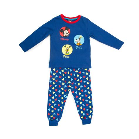 Pijama Niño Traje Azul Mickey Disney-2